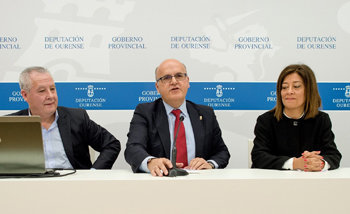 Juan Carlos Parada, Manuel Baltar y Rosa María Sánchez.
