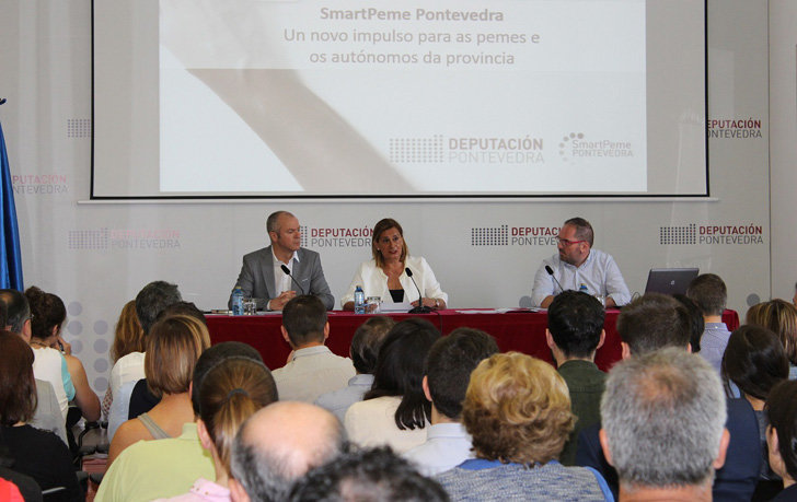 Presentación del proyecto Smartpeme a representantes de los concellos pontevedreses.