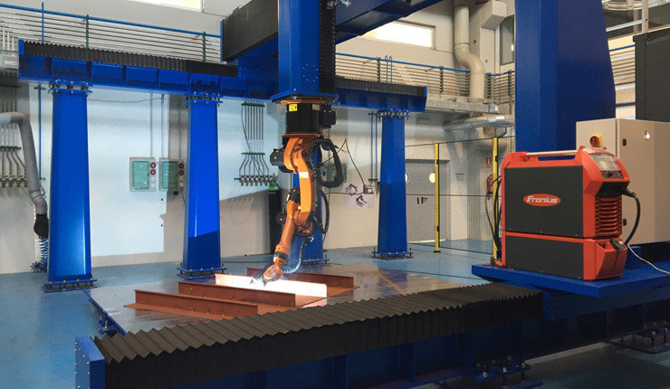 Celda robotizada “low cost” para la soldadura de estructuras navales desarrollado en el marco de la iniciativa Shipbuilding 4.0.
