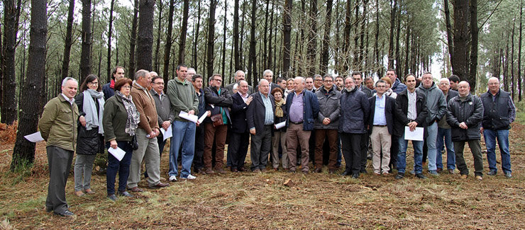 Participantes en el acto de celebración del Día Intenacional de los Bosques./L.POLO
