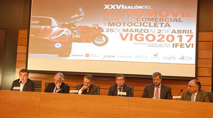 Presentación del XXVI Salón del Automóvil de Vigo.