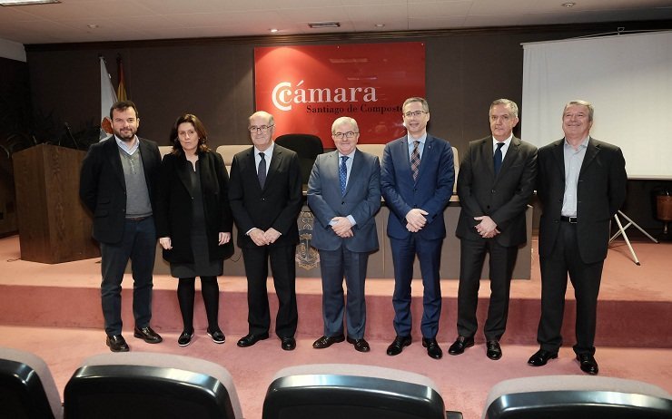 Nuevo comité ejecutivo de la Cámara de Comercio de Santiago.