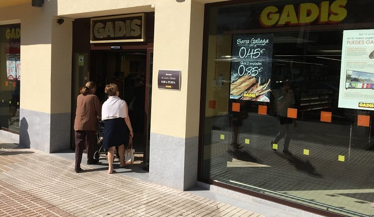 Primer Supermercado Gadis en Zamora.