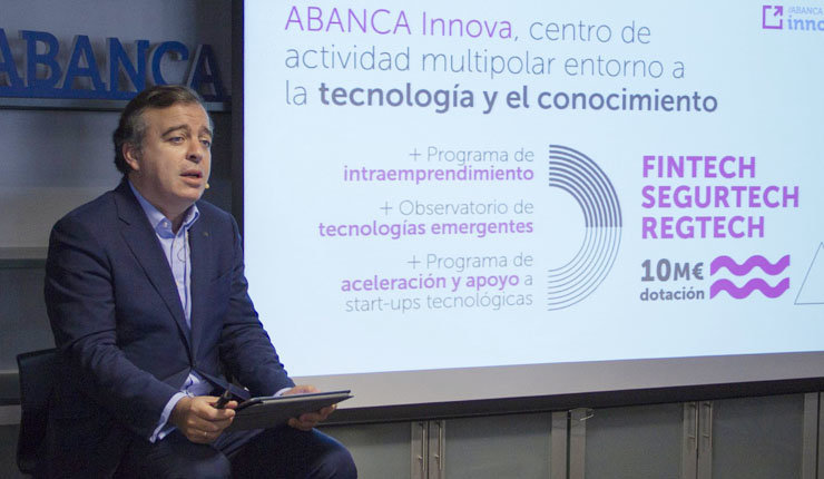 Francisco Botas explicó los detalles de la nueva convocatoria del Programa de Aceleración de Abanca Innova.