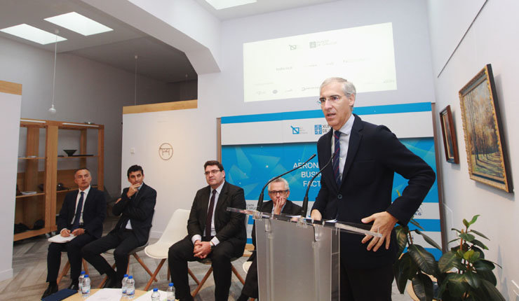 Francisco Conde presentó en Lugo los detalles de la nueva aceleradora del sector aeronáutico.