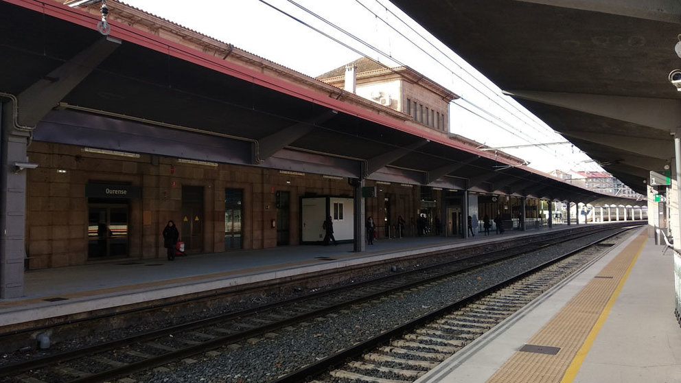 Estación de ferrocarril de Ourense./P.L.
