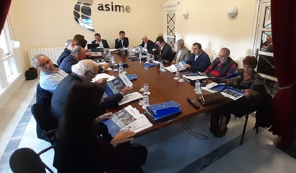 Reunión de la junta directiva de Asime, celebrada en Vigo.