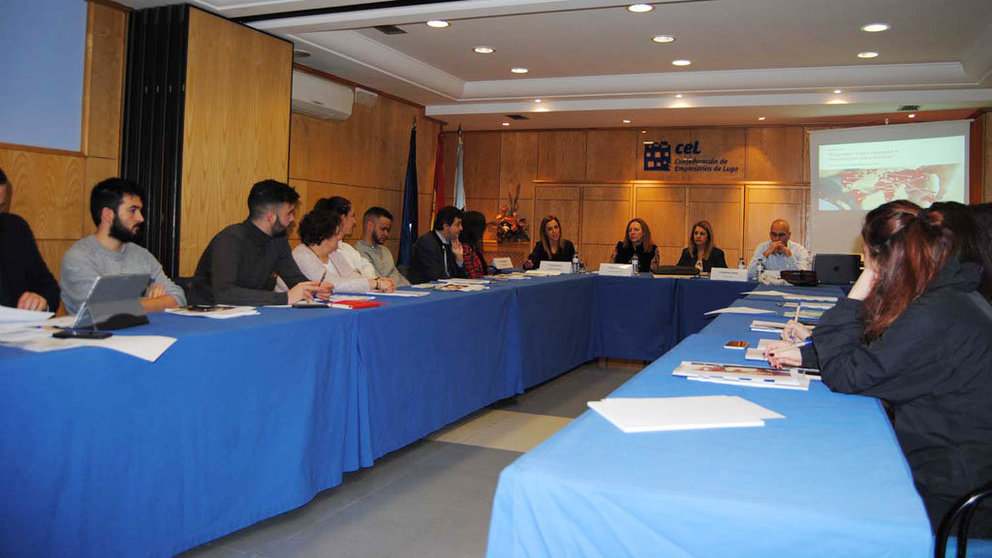 Asistentes al workshop sobre exportación organizado por la CEL en Lugo.