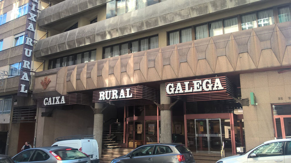 Oficina de Caixa Rural Galega en Lugo.