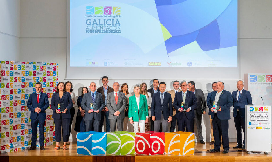 Entrega de los Premios Galicia de Alimentación de 2022.
