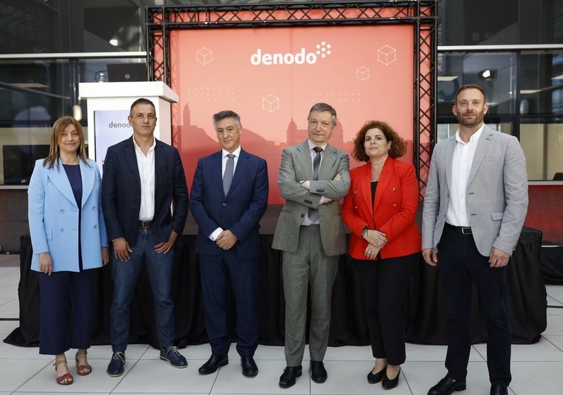 Acto de inauguración de las instalaciones de Denodo en A Coruña.