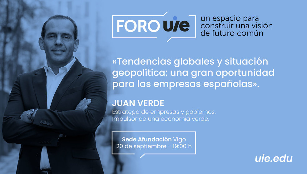 Juan Verde impartirá una charla en Afundación, en Vigo.