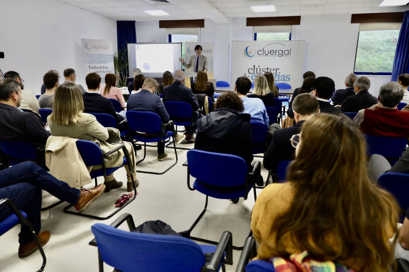 Una de las ponencias del Foro Enerximar 2023, celebrado en Ferrol.
