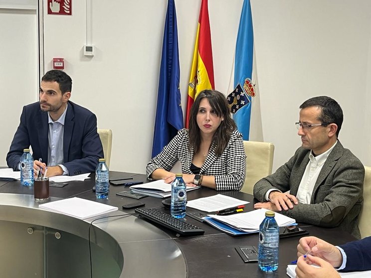 A conselleira de Economía,
Industria e Innovación, María Jesús Lorenzana, anunciou o pre-acordo alcanzado para o desmanelamento das Pontes.