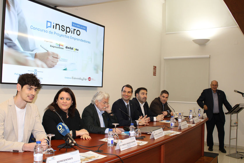 Presentación del II Concurso de Proyectos Emprendedores organizado por Expourense.