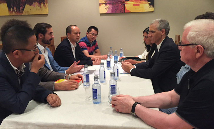 El conselleiro de Economía se reunió con una delegación de empresarios chinos.