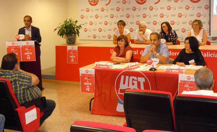 Congreso constituyente de Unión comarcal de UGT Compostela-Barbanza.