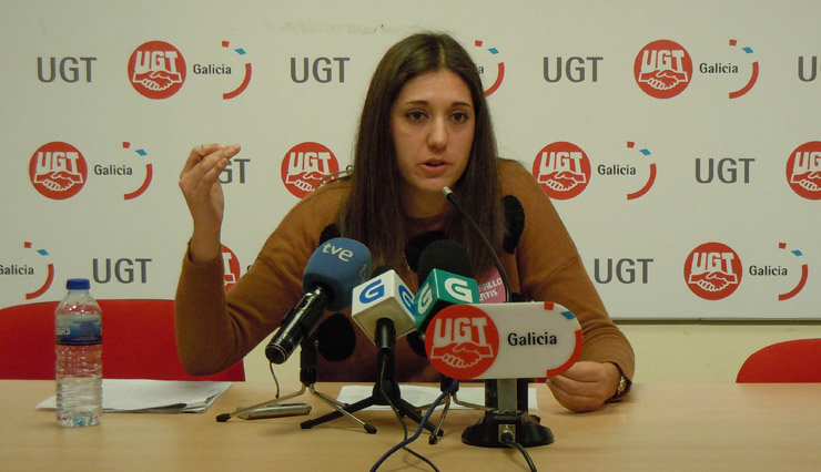 a
secretaria de Igualdade, Xuventude e Movementos sociais de UGT-Galicia,
Mónica Rodríguez, presentará en conferencia de prensa un informe sobre a
desigualdade salarial entre homes e mulleres en Galicia.
