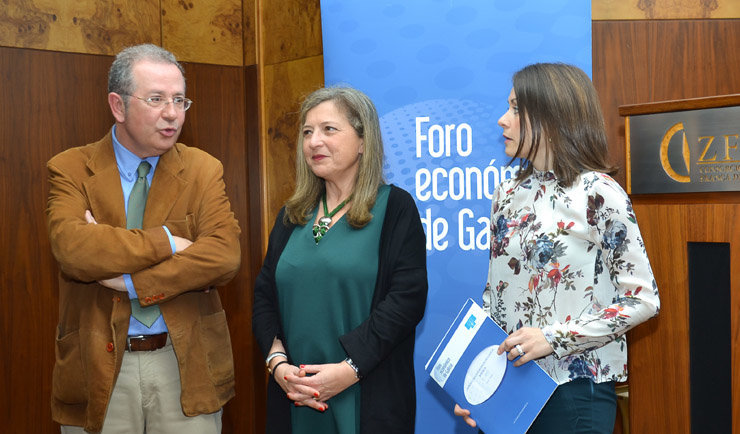 Presentación del primer informe del Barómetro Exportador de Galicia en la Zona Franca.