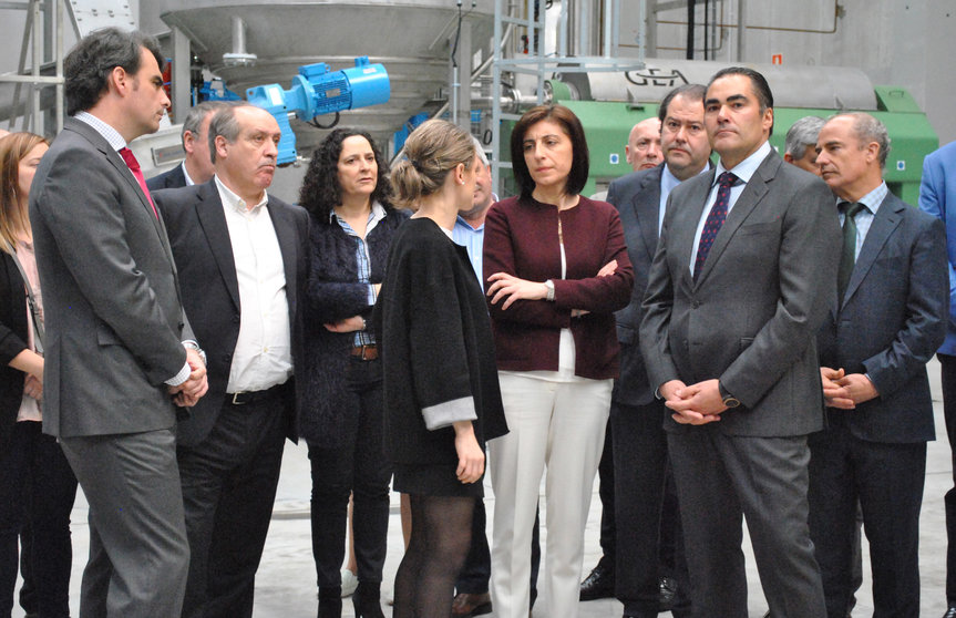Inauguración de la nueva planta de tratamiento de subproductos cárnicos de GESUGA en Cerdeda.