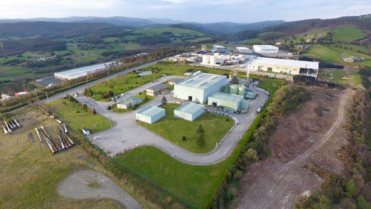 Centro de Tratamiento de Residuos Industriales de Galicia, ubicado en As Somozas.