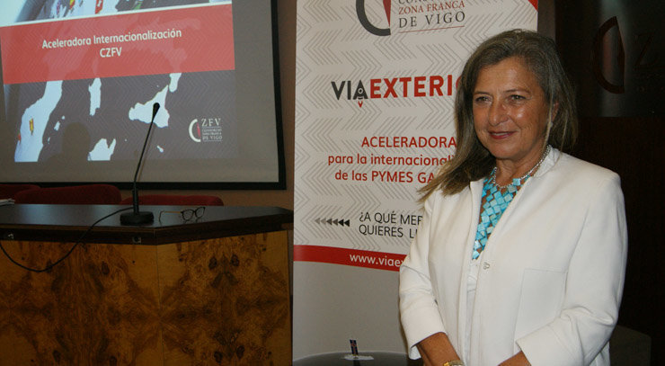 Teresa Pedrosa, delegada del Consorcio de la Zona Franca de Vigo./P.L.