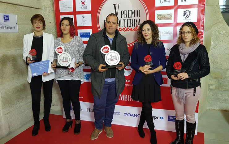 Galardonados en los 5º Premios Ferrol Emprende.