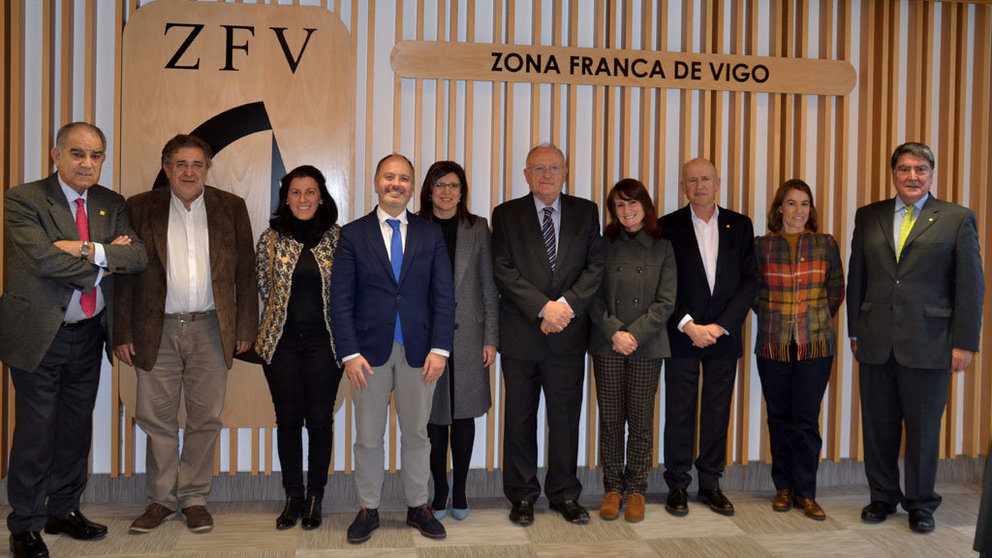 Vocales del Comité Ejecutivo de la Zona Franca de Vigo.
