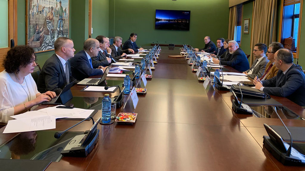 Reunión del consejo de administración de la Autoridad Portuaria de Vigo.