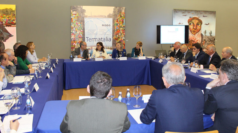 Reunión del comité asesor de Termatalia se reunieron esta mañana en el Centro Cultural de la Diputación Provincial de Ourense