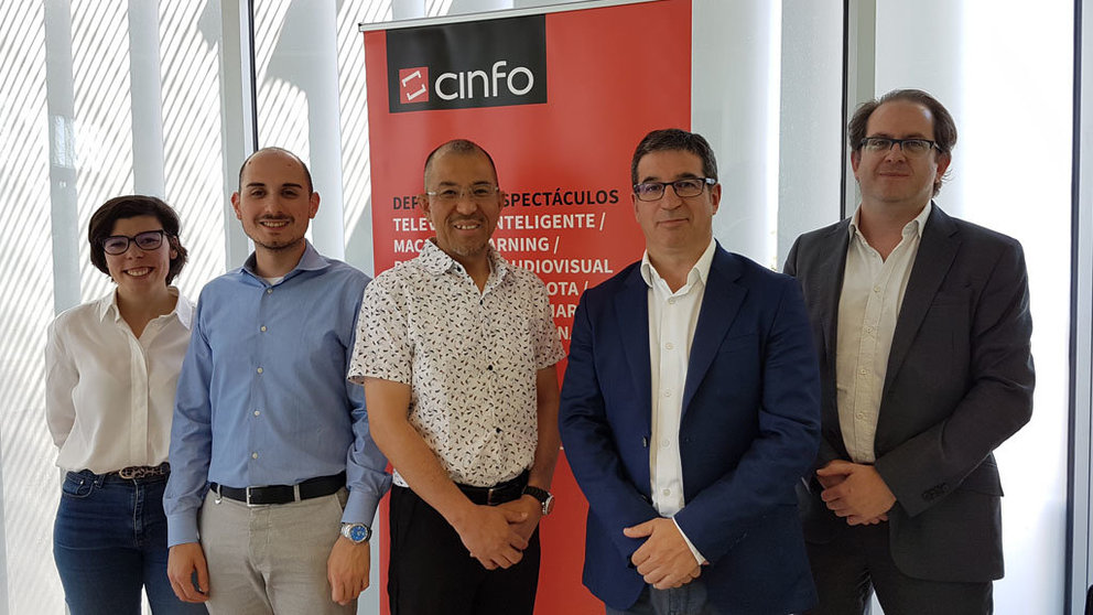 Los representantes del canal japonés Setouchi junto a directivos de Cinfo, entre ellos su CEO, Antonio Rodríguez del Corral (segundo por la derecha).