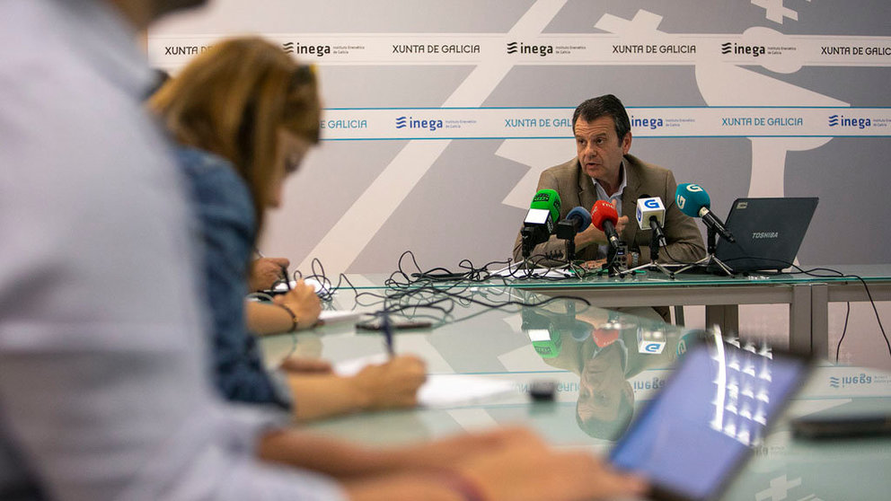 O director xeral de Enerxía e Minas, Ángel Bernardo Tahoces, detallou as características desta liña de axudas./A.VARELA.