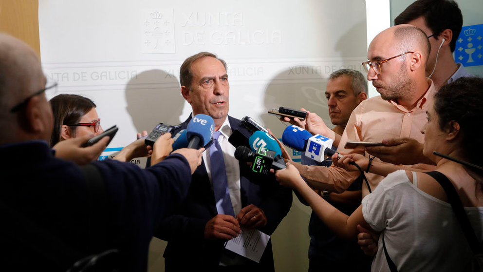 valeriano martinez fai declaracions aos medios sobre a situacion dos impagos as comunidades autonomas