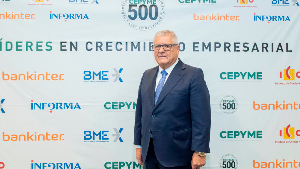 El presidente de Ibersys, José Antonio Grandío,  participó en la gala de CEPYME500.