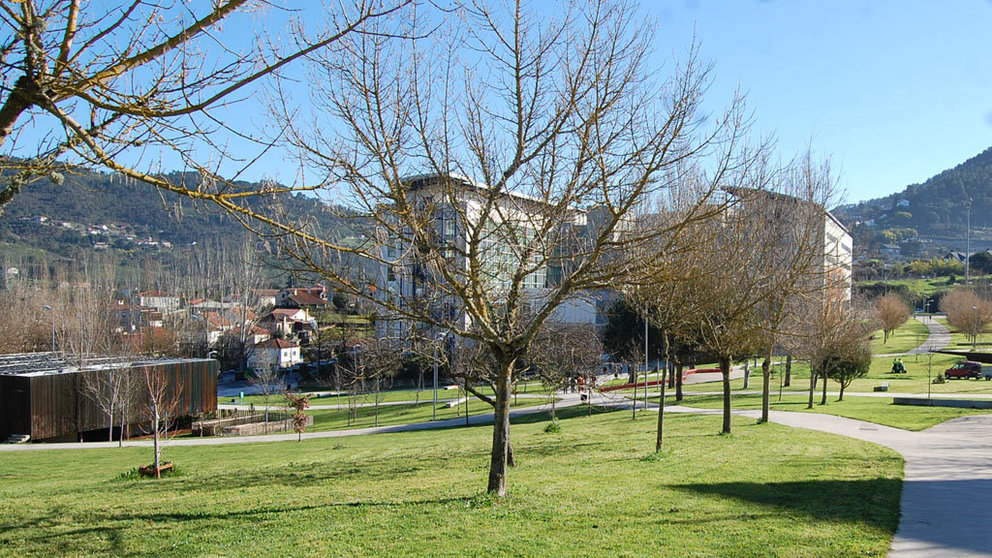 Vista del campus de Ourense.