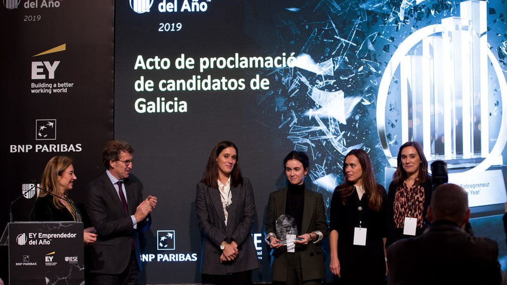Acto de reconocimiento a las finalistas de Galicia del Premio Emprendedor del Año EY.