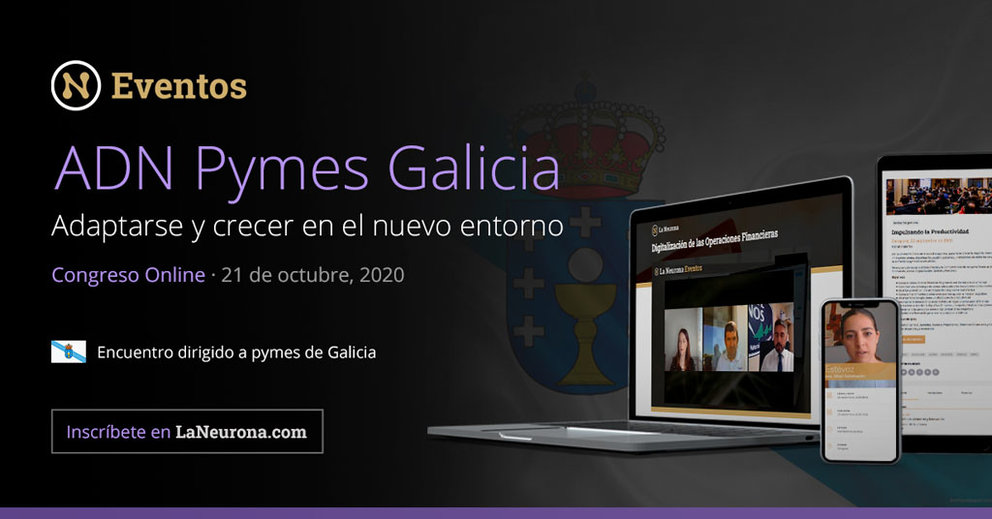 Adn Pymes Galicia se celebra de forma online el miércoles 21 de octubre.