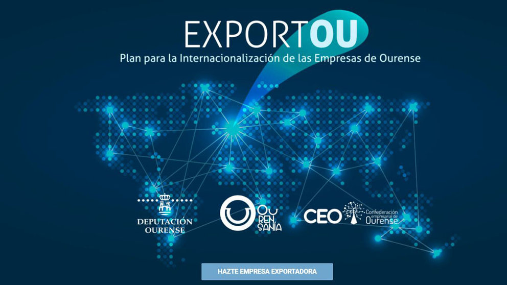 ExportOu es el programa de apoyo a la internacionalización que impulsan CEO y Diputación de Ourense.