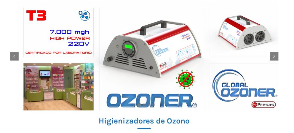 MEGATEC venderá su máquina higienizadora de ozono en su web y a través de distribuidores.