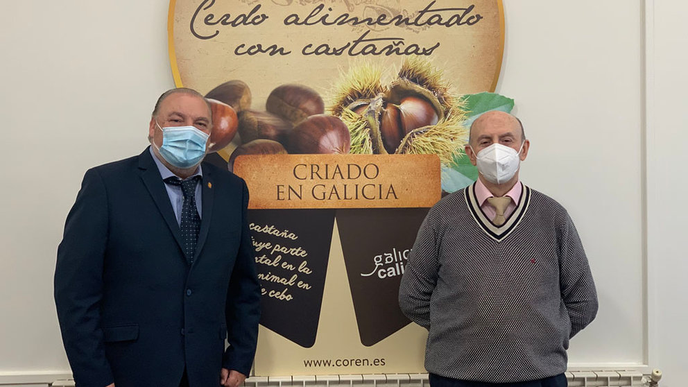 Jesús Quintá, gerente de Alibós,y Manuel Gómez-Franqueira, presidente del Grupo Coren.