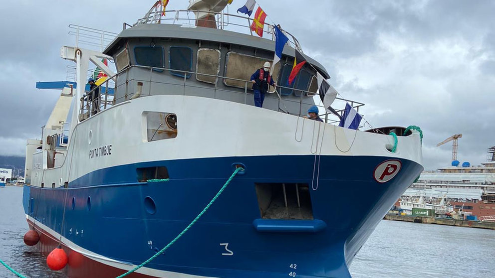 Uno de los nuevos barcos encargados por Nueva Pescanova para sus filiales africanas.