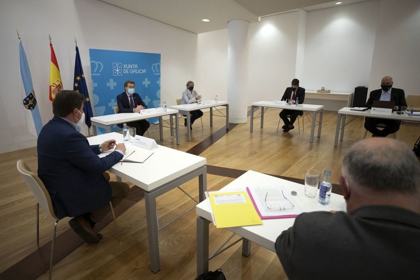 Primera reunión del grupo de trabajo postbrexit en el seno del Consello Galego de Pesca./A.VARELA.