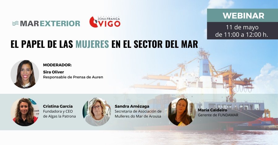 Mesa redonda online sobre "El papel de las mujeres en el sector del mar".