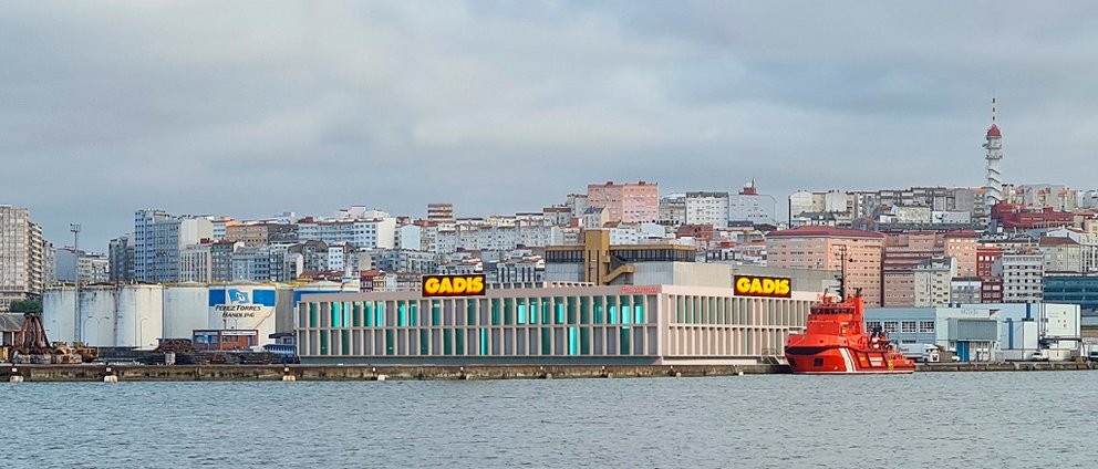 La nave de Gadisa se ubicará en la  zona del Muelle del Este del Puerto coruñés.