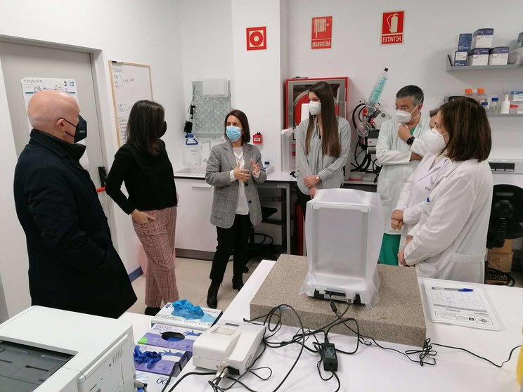 El equipo de Diversa recibió la visita de la directora de la Axencia Galega de Innovación.
