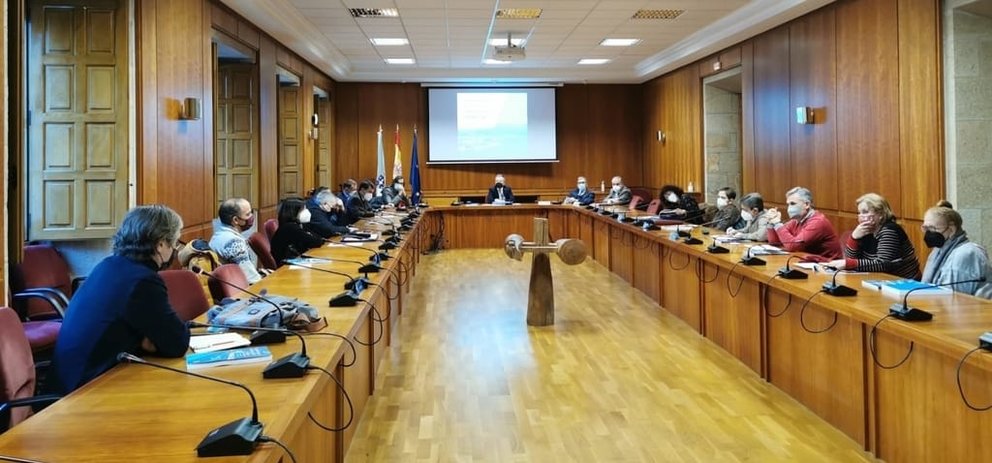 La comisión permanente del CES Galicia recibió a miembros de la Fundación Inade.