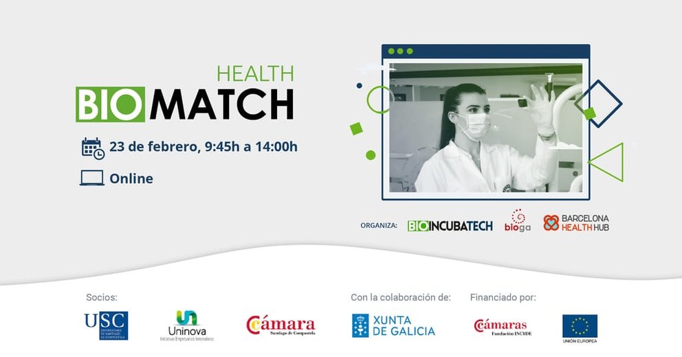 Bioga y la incubadora de alta tecnología BioIncubaTech organizan el Health BioMatch.