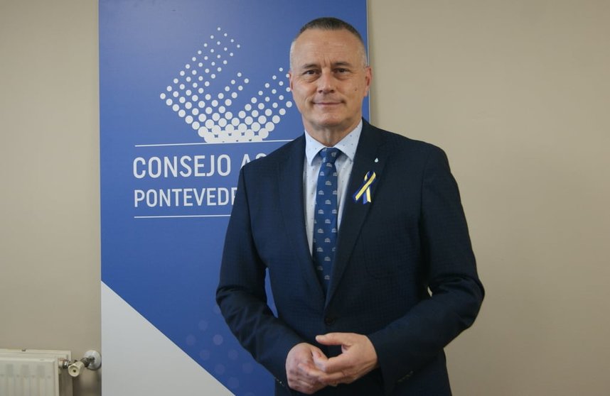 Jorge Cebreiros, presidente de la Confederación de Empresarios de Pontevedra.