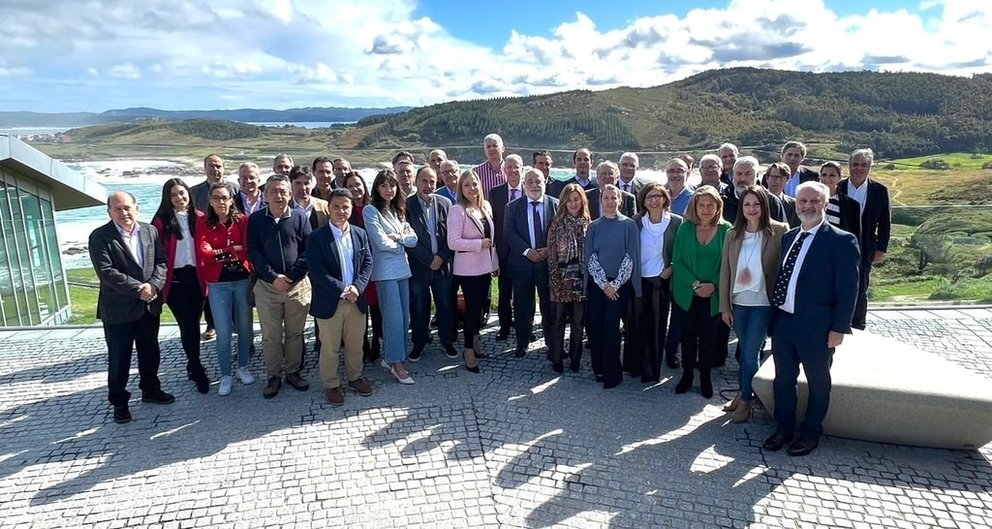Los asistentes a la XI Reunión Anual del Foro Económico de Galicia.
