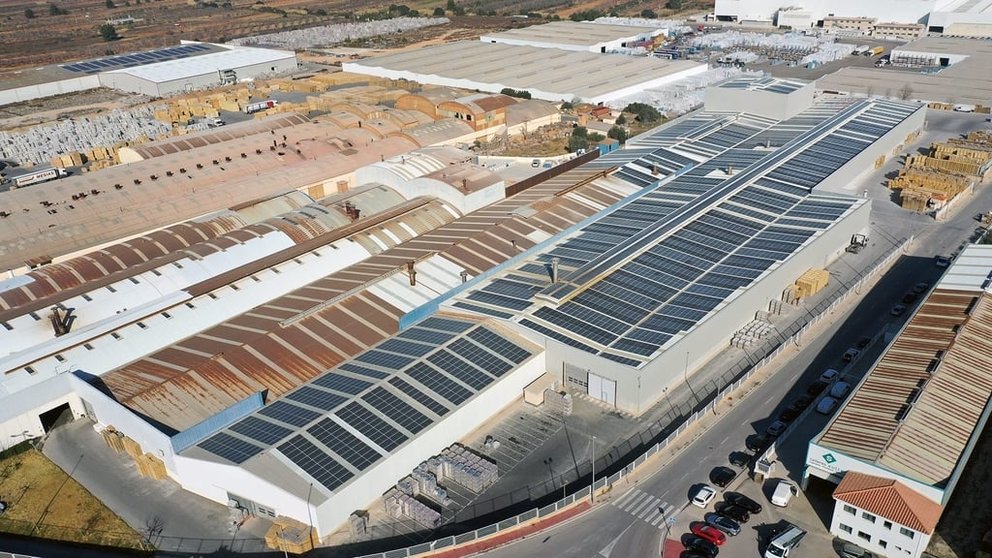 Una instalación fotovoltaica realizada por EiDF.